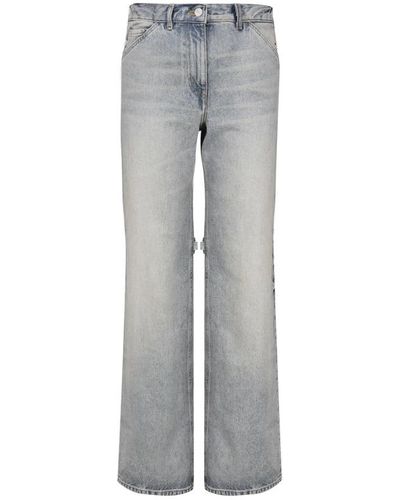 Courreges Boot-Cut Jeans - Gray