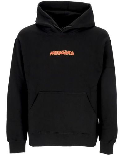 Propaganda Schwarzer melt hoodie streetwear kollektion