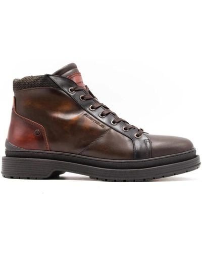 Ambitious Lace-up Boots - Braun