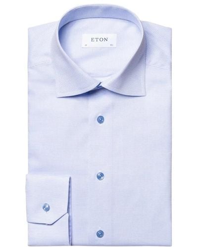Eton Formal Shirts - Blue