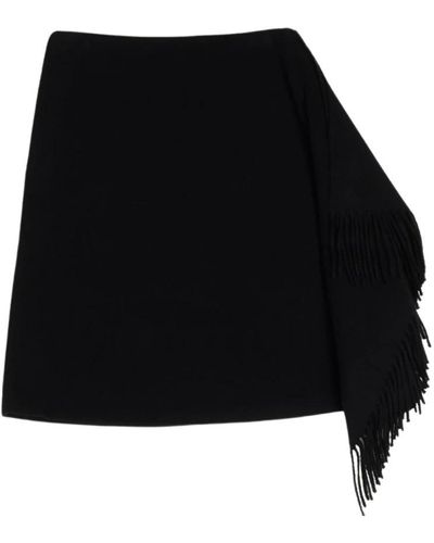 Woolrich Short Skirts - Black