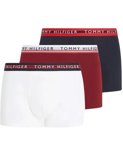 Tommy Hilfiger Set boxer in cotone biologico - Rosso