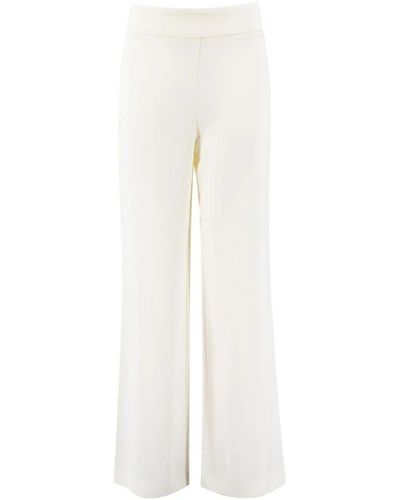 Le Tricot Perugia Wide Trousers - White