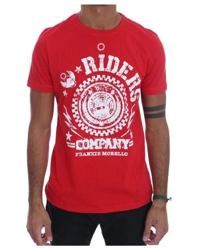 Frankie Morello T-Shirts - Red