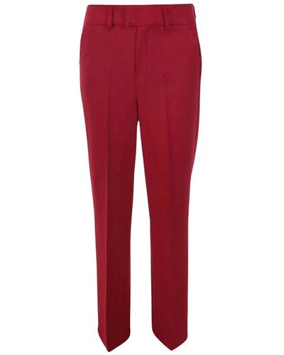 Femmes du Sud Cropped trousers - Rosso