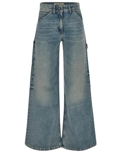 Semicouture Wide jeans - Azul