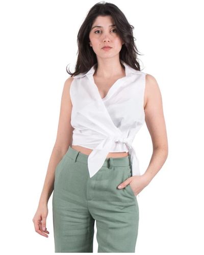 Vince Colección de blusas elegantes para mujeres - Verde
