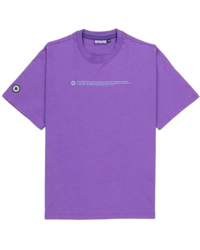Octopus T-shirt outline logo tee - Viola