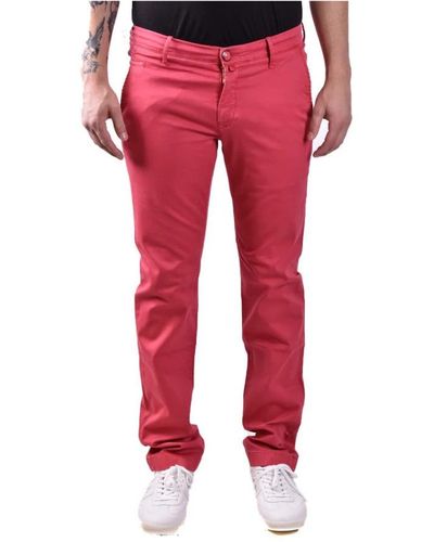 Jacob Cohen Slim-Fit Pants - Red