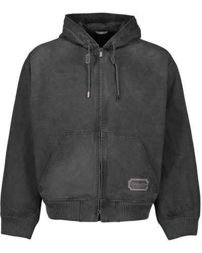 Dior Sweatshirts & hoodies > zip-throughs - Gris
