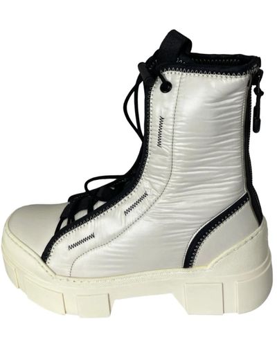 Vic Matié Lace-Up Boots - Black
