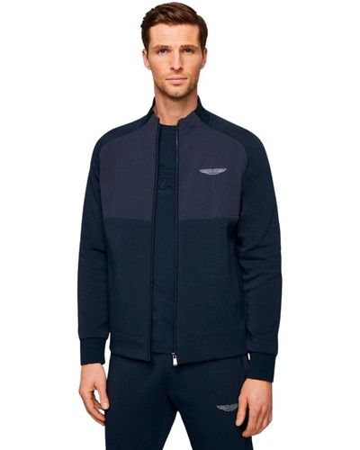 Hackett Sweatshirts & hoodies > zip-throughs - Bleu