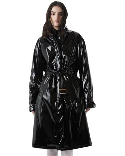 Silvian Heach Coats > belted coats - Noir