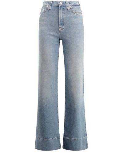 7 For All Mankind Boot-Cut Jeans - Blue