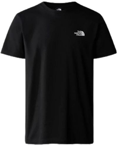 The North Face T-shirts,einfaches dome logo baumwoll-t-shirt - Schwarz