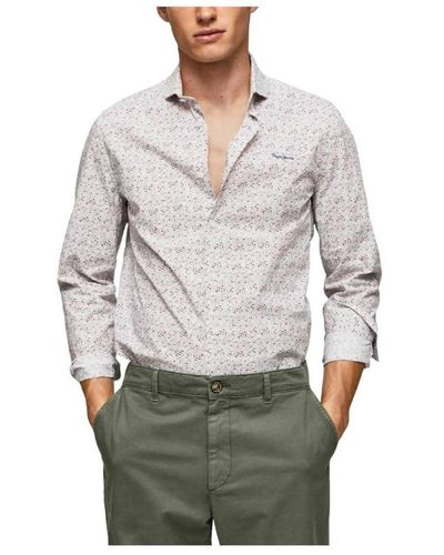 Pepe Jeans Casual Shirts - Grey