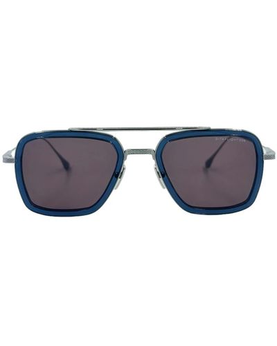 Dita Eyewear Stylische sonnenbrille mit rauchgläsern - Blau