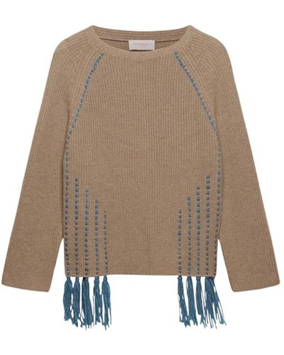 Elena Miro Knitwear > round-neck knitwear - Neutre