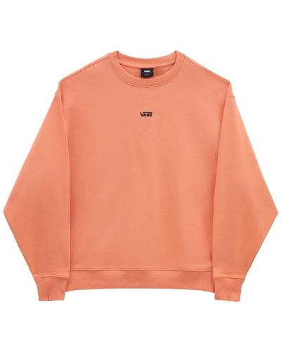Vans Baumwoll logo sweatshirt - Orange