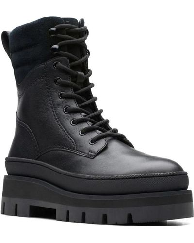 Clarks Shoes > boots > lace-up boots - Noir