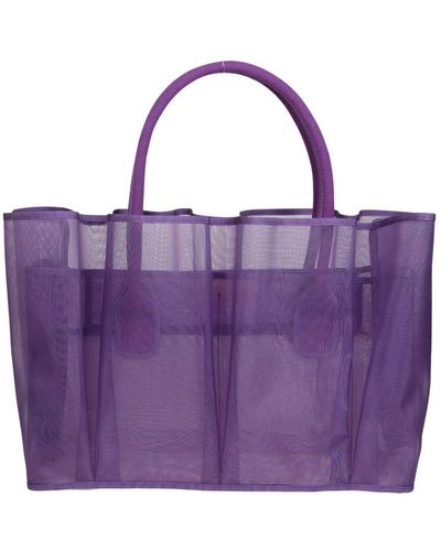 La Milanesa Tote Bags - Purple