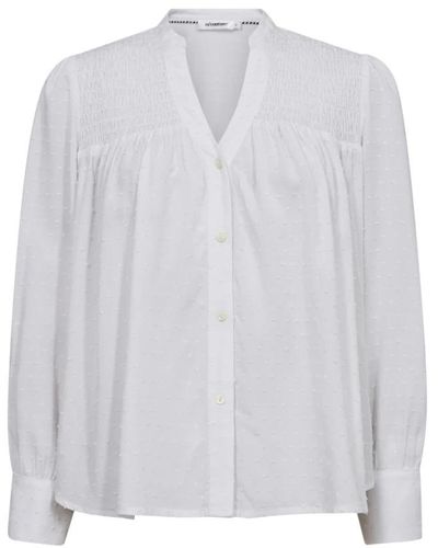 co'couture Camisa blusa adina cc drop blanca - Blanco
