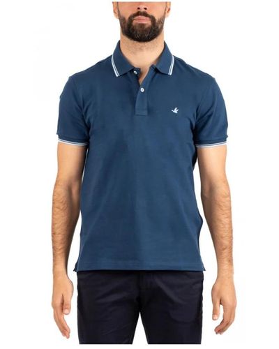 Brooksfield Polo Shirts - Blue