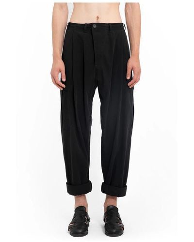 Jan Jan Van Essche Trousers > cropped trousers - Noir