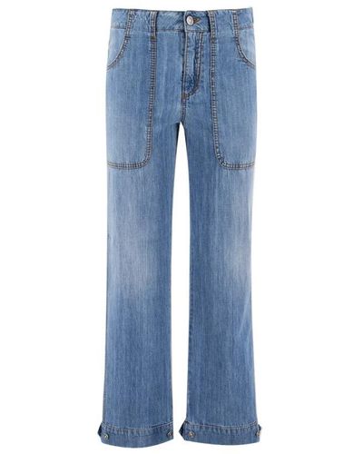 Ermanno Scervino Straight Jeans - Blue