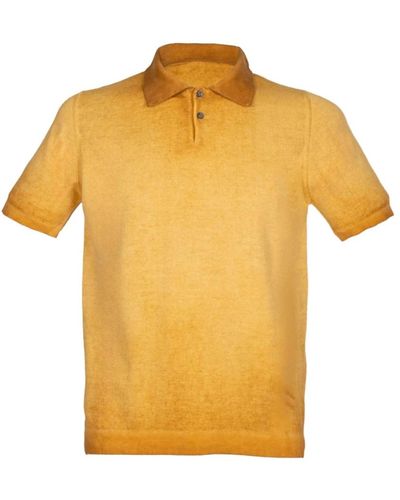 Alpha Studio Polo Shirts - Yellow