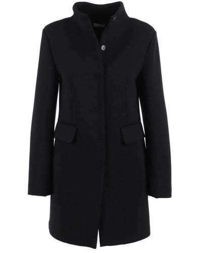 Liu Jo Single-Breasted Coats - Black