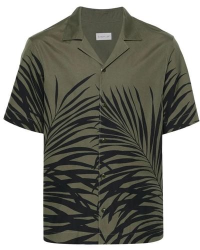 Moncler Short Sleeve Shirts - Green