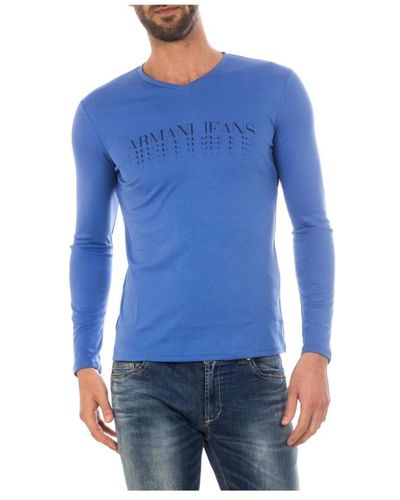 Armani Jeans Tops > long sleeve tops - Bleu
