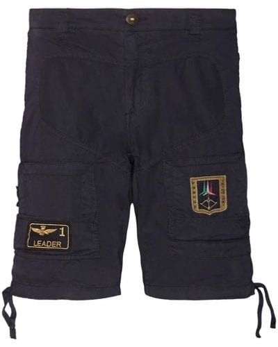 Aeronautica Militare Short Shorts - Blue
