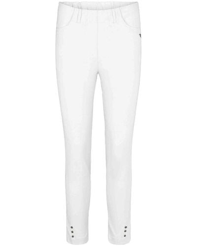 LauRie Cropped trousers - Blanco