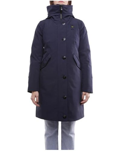 Blauer Single-Breasted Coats - Blue