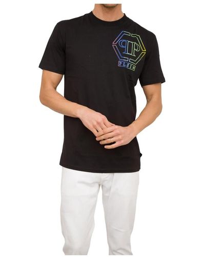 Philipp Plein V-ausschnitt t-shirt in schwarz