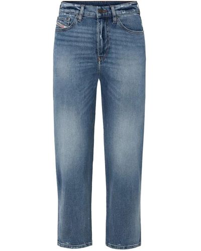 DIESEL Straight jeans,boyfriend regular waist denim jeans - Blau