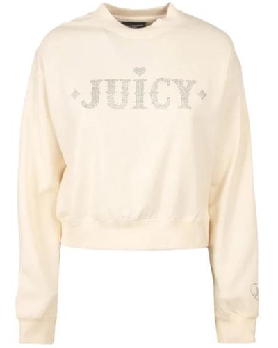 Juicy Couture Stylischer sweatshirt für frauen - Natur