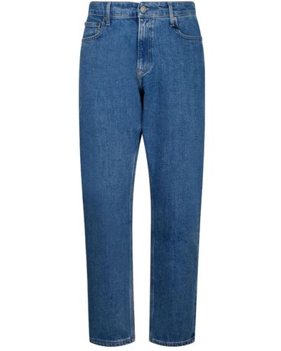 Calvin Klein Denim tapered mid jeans - Blau