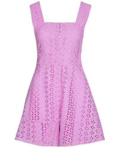 Suncoo Short Dresses - Purple