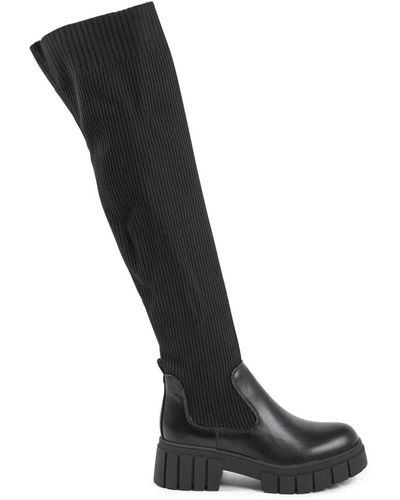 19V69 Italia by Versace Shoes > boots > over-knee boots - Noir