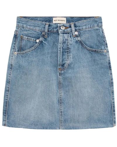 Roy Rogers Roy rogers skirts denim - Blu