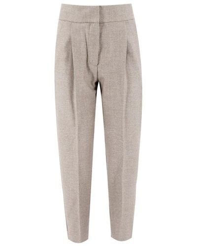 Le Tricot Perugia Trousers > tapered trousers - Gris