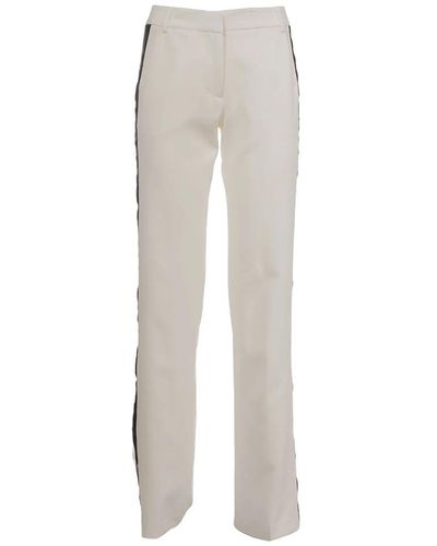 Ermanno Scervino Straight Trousers - Grey