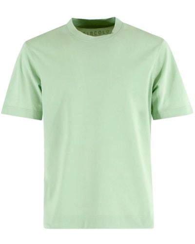 Circolo 1901 T-shirt verde aqua in jersey piquet