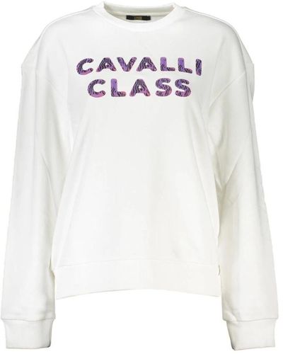 Class Roberto Cavalli Sweatshirts - White