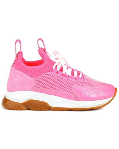 Versace Chain Reaction Sneakers - Pink