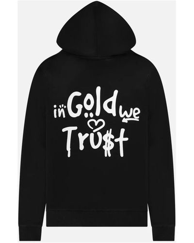 In Gold We Trust Hoodies - Black