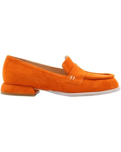 Laura Bellariva Elegantes mocasines loafers es - Naranja